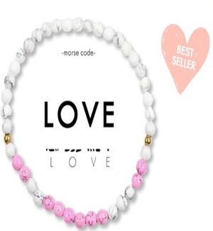 BRACELET/Love-Magenta Marble